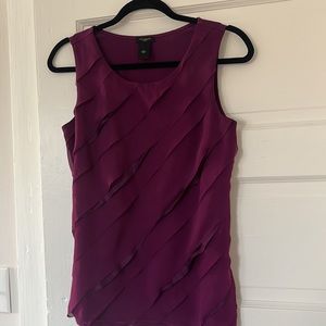 Purple tank top blouse (Size S from Ann Taylor)